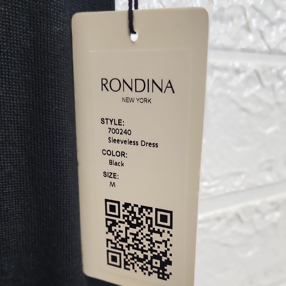 Sleeveless Black Sweater Dress - Picture 2 of 7